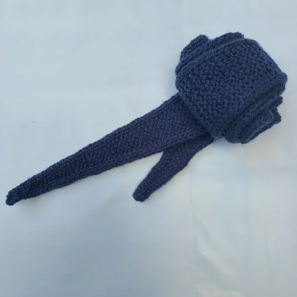 Sophie scarf, Neck scarf small scarf, spring/autumn scarf Knitted Handmade Scarf - Picture 10 of 15